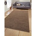 Glitzy Rugs 4 x 6 ft. Hand Woven Jute Solid Rectangle Area Rug, Beige UBSJ00059W0001A4